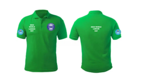 WORLD LABOUR DAY 2023 GOLF SHIRT Präsentation (16:9) template