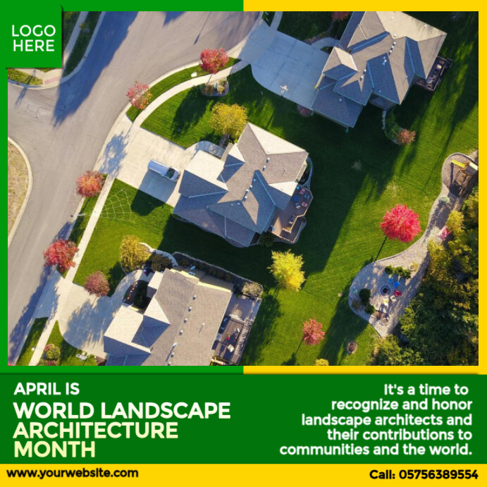 World Landscape Architecture Month Iphosti le-Instagram template