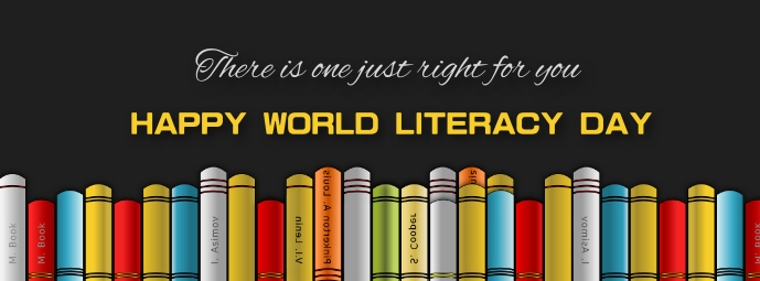 World literacy day,event school Facebook Cover Photo template