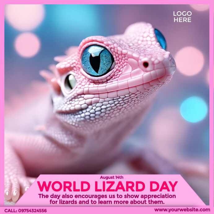 World Lizard Day Template | PosterMyWall