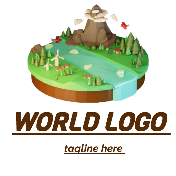 World logo Template | PosterMyWall