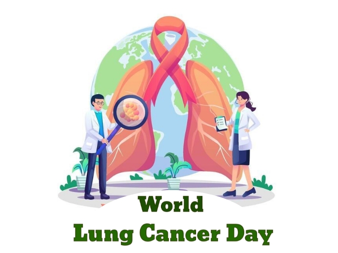 World Lung Cancer Day template design