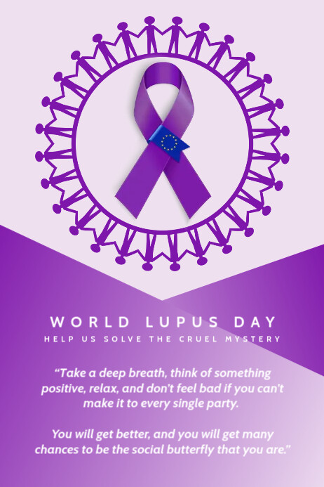 World Lupus Day Template Postermywall World Lupus Day 2022