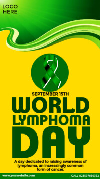 World Lymphoma Awareness Day Instagram Story template