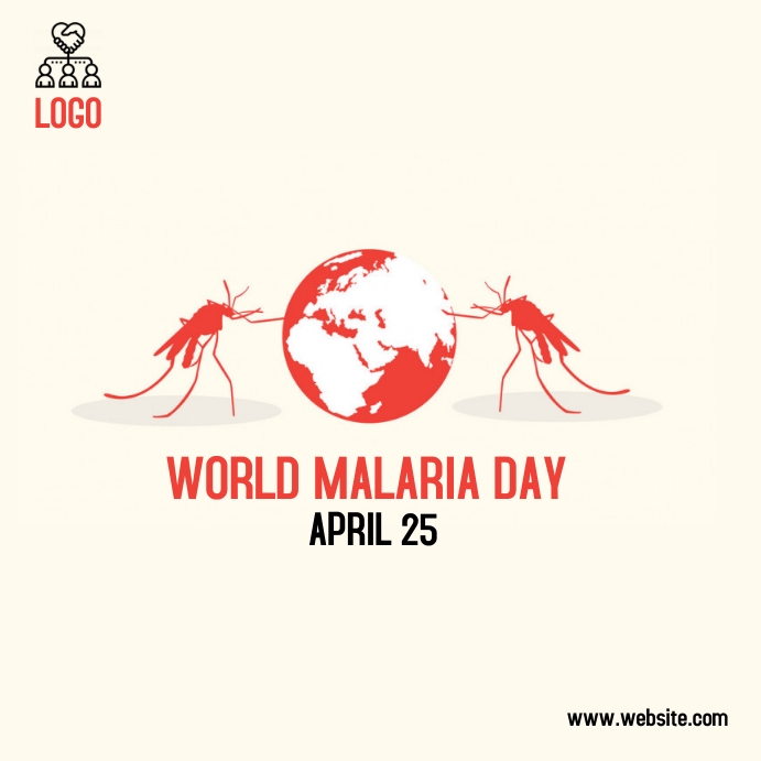 WORLD MALARIA DAY Instagram Post template