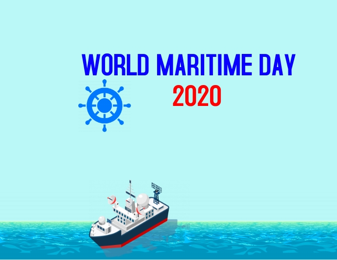 WORLD MARITIME DAY 2020 Folheto (US Letter) template