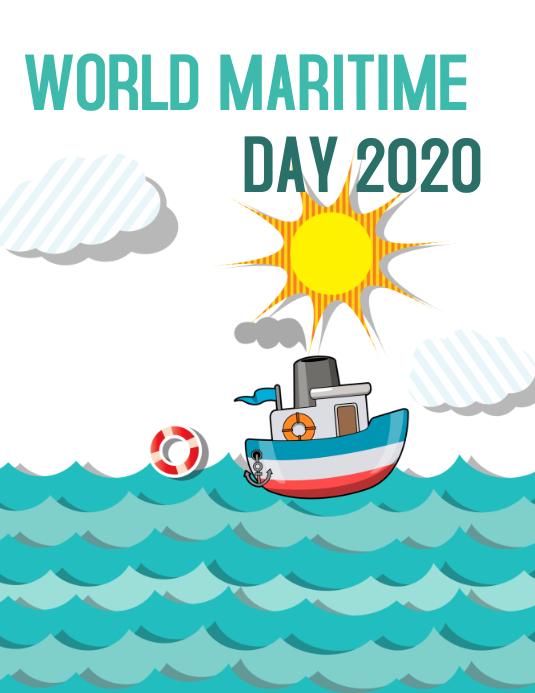Modèle WORLD MARITIME DAY 2020 PosterMyWall