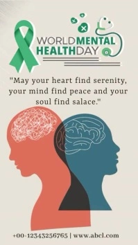 World Mental Health Day Instagram Story template