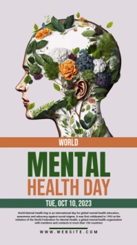 World Mental Health Day Instagram Story template