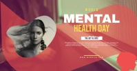 World Mental Health Day Template Portada de evento de Facebook