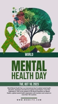 World Mental Health Day WhatsApp Status template