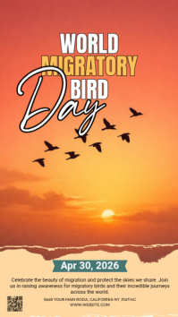 World Migratory Bird Day История на Instagram template