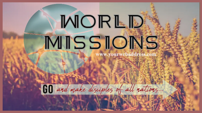 World Missions Template PosterMyWall
