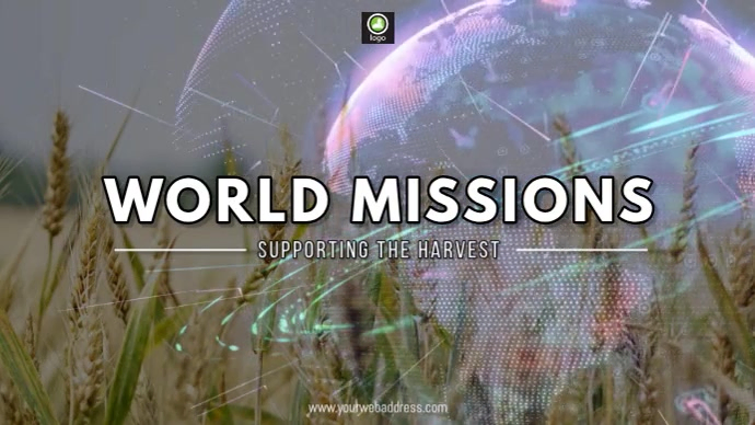 World Missions Zoom Backgrounds Template | PosterMyWall