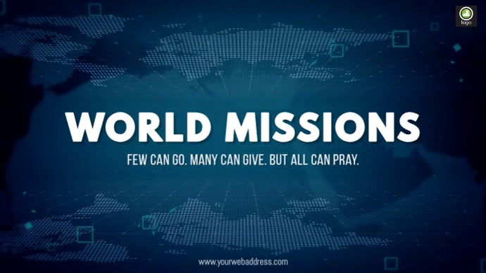 World Missions Zoom Backgrounds Template | PosterMyWall
