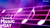 World Music Day Template YouTube Channel Cover Photo