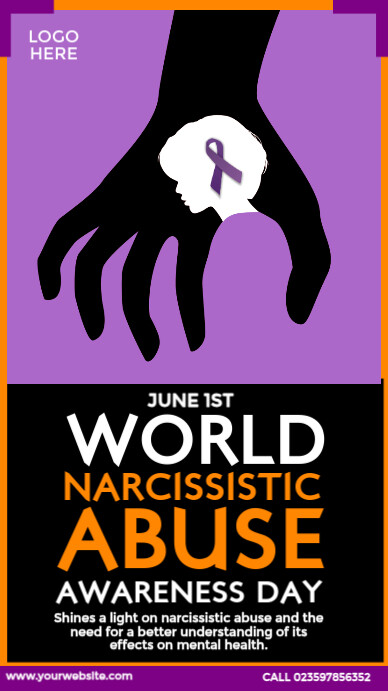 World Narcissistic Abuse Awareness Day Ad template