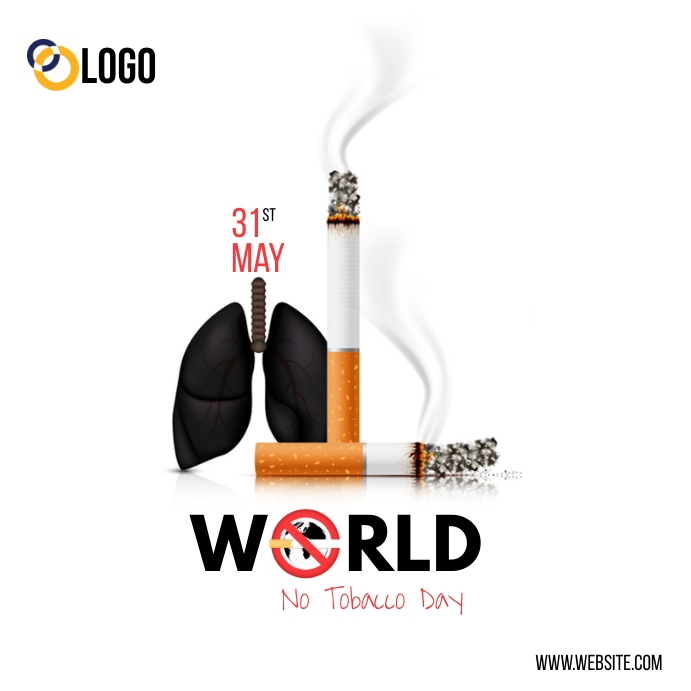anti tobacco websites No Tobacco Day Instagram Ad Template anti tobacco websites No Tobacco Day Instagram Ad Template