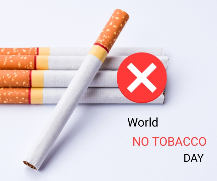 tobacco template World no tobacco day Template
