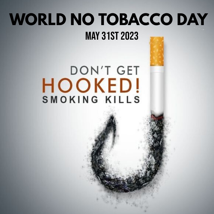 world no tobacco day instagram poster (1) Template PosterMyWall