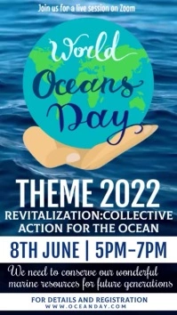 World Ocean Day Template Instagram Story