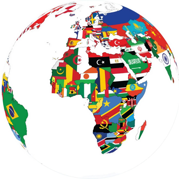 World of Flags Globe Instagram Post template