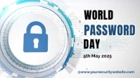 World password day animation template Digital Display (16:9)