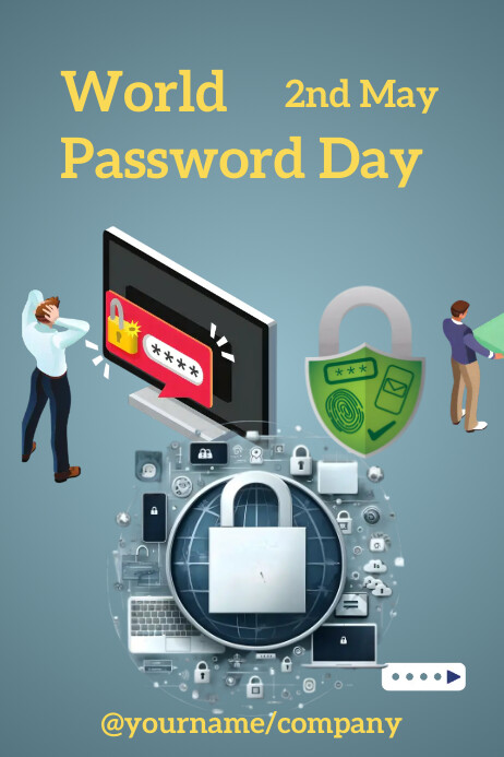 World Password Day Poster Template | PosterMyWall