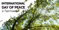 World peace day, international peace day,even Ibinahaging Larawan sa Facebook template