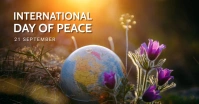 World peace day, international peace day,event Facebook Shared Image template