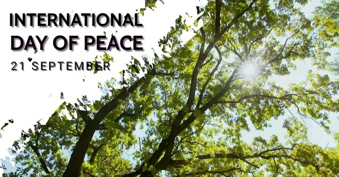 World peace day, international peace day,even Facebook Shared Image template