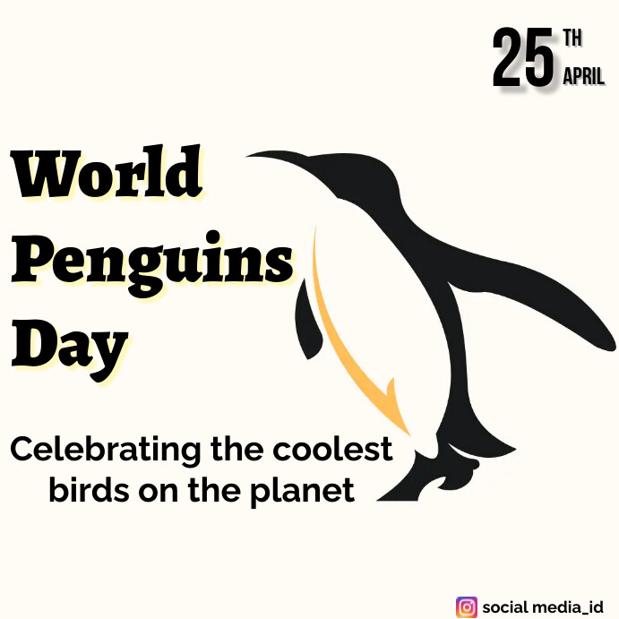 world penguins day Template PosterMyWall