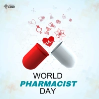 World Pharmacist Day social media post Square (1:1) template