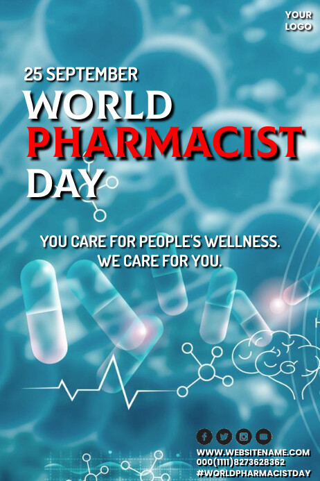 Poster Rph World pharmacist day templete 2023 Templat | PosterMyWall
