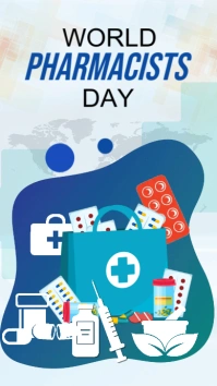 World Pharmacists Day Instagram story Instagram-Story template
