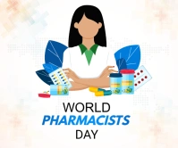World Pharmacists Day Large Rectangle template