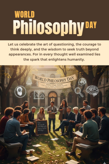 World philosophy day Template | PosterMyWall