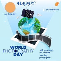 World photography day Instagram Post template