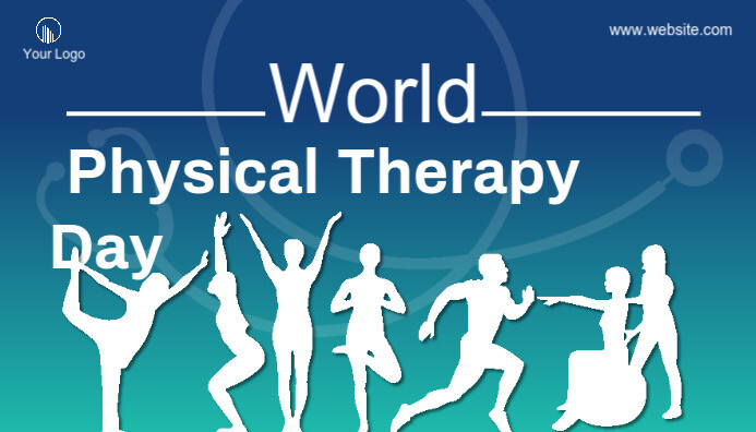 World Physical Therapy Day blog header post Nagłowek bloga template