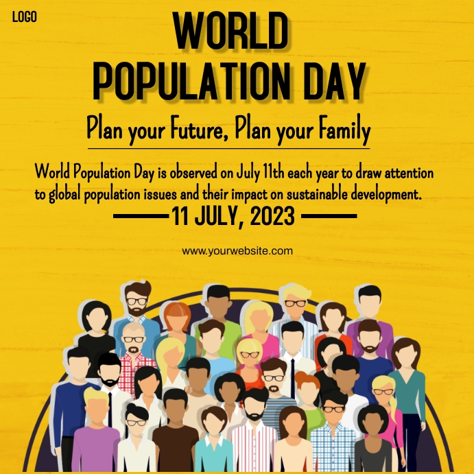 world population day,population day post Template | PosterMyWall