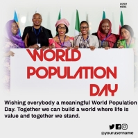 World population day 2023 flyer Template | PosterMyWall