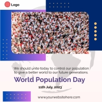 World population day Template | PosterMyWall