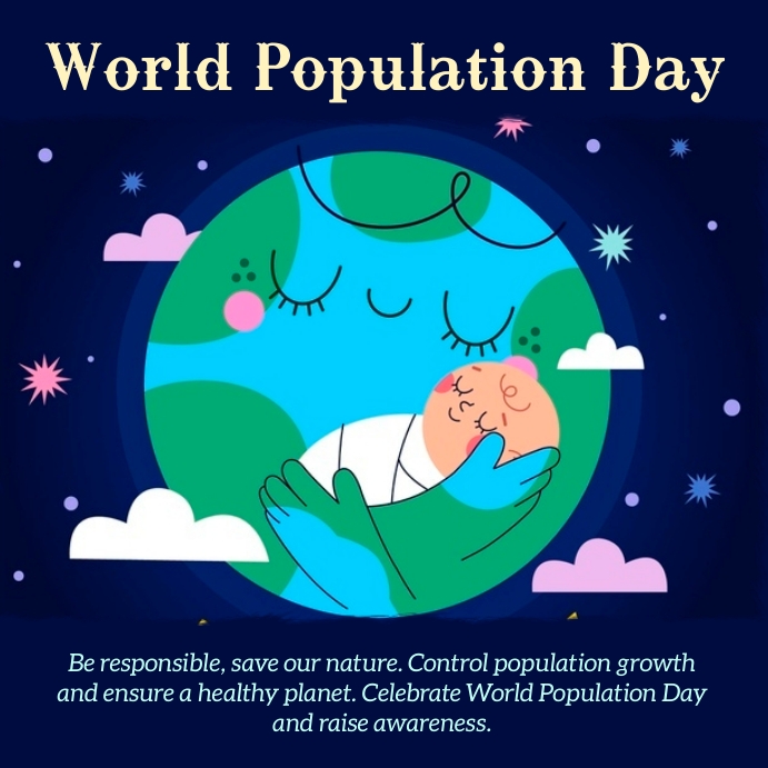 Copy of world population day | PosterMyWall