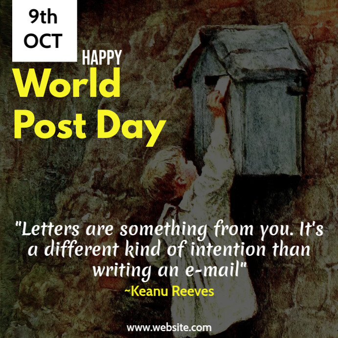 World Post Day | PosterMyWall