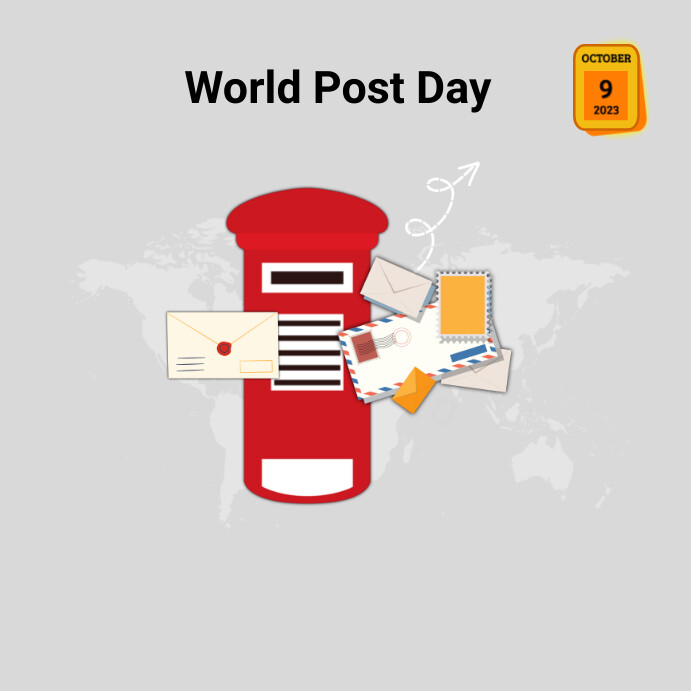 World Post Day Template | PosterMyWall