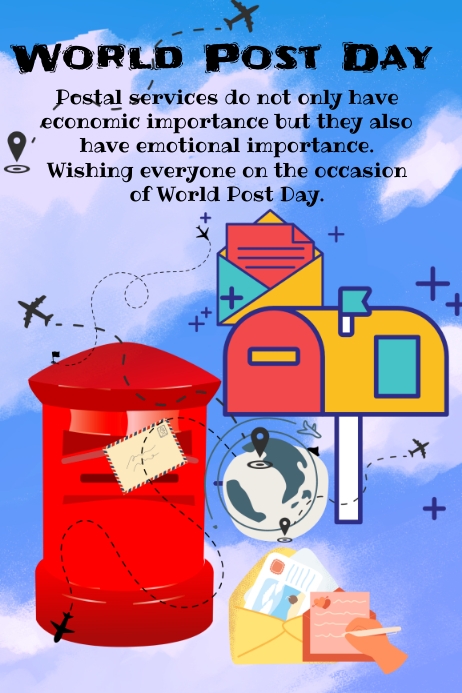 Copy of World post day | PosterMyWall