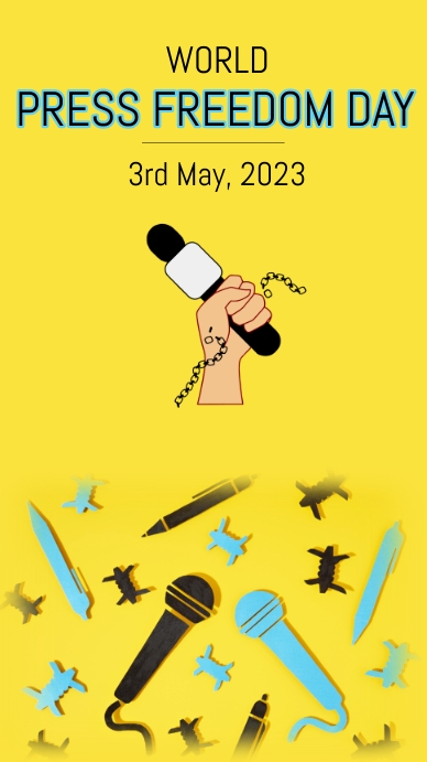 Freedom Post world press freedom day,press freedom post Template | PosterMyWall