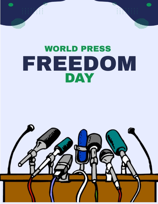 WORLD PRESS FREEDOM DAY FLYER Template | PosterMyWall