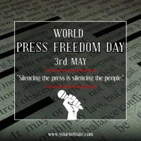 World Press Freedom Day Instagram Post Design Template