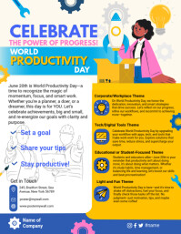 World Productivity Day Flyer (format US Letter) template